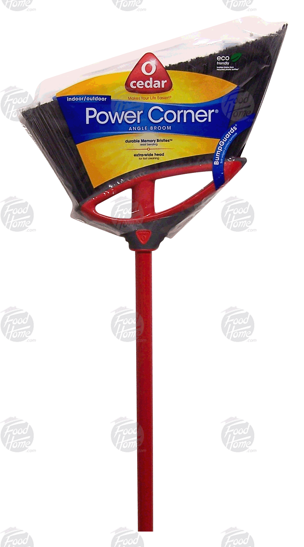 O Cedar Power Corner large angle broom, cleans deeply in corners, extra-wide for big jobs Full-Size Picture